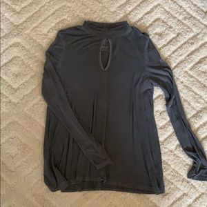 American Eagle Mock Neck Top